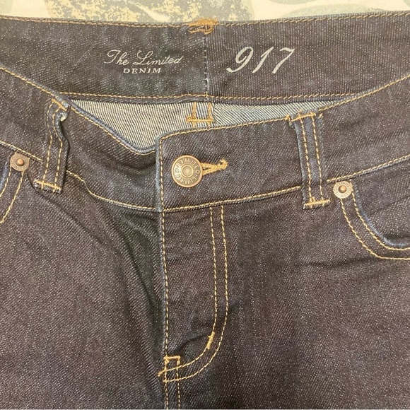 The Limited Denim 917 Dark Wash Jeans Women's  Bootcut  Pants Size 8 - Picture 3 of 4